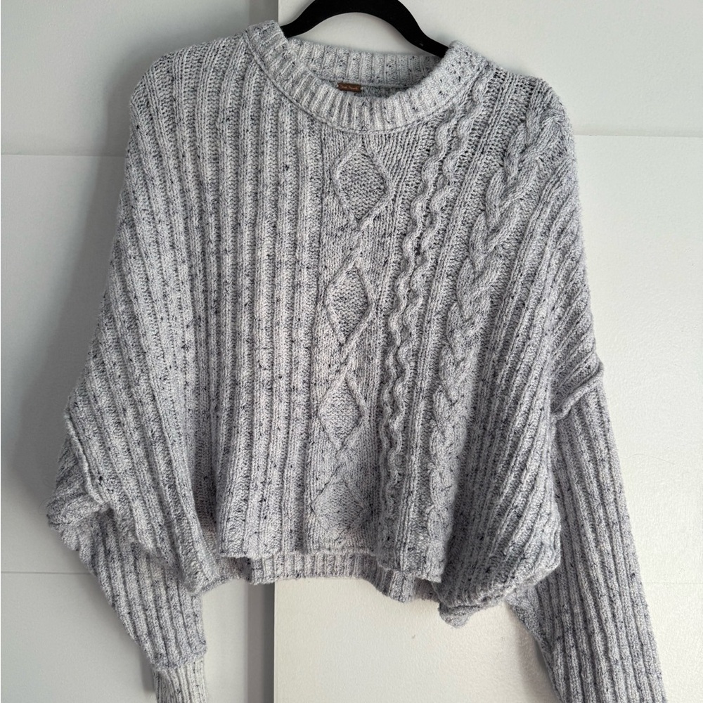 Free People Cropped Sweater
